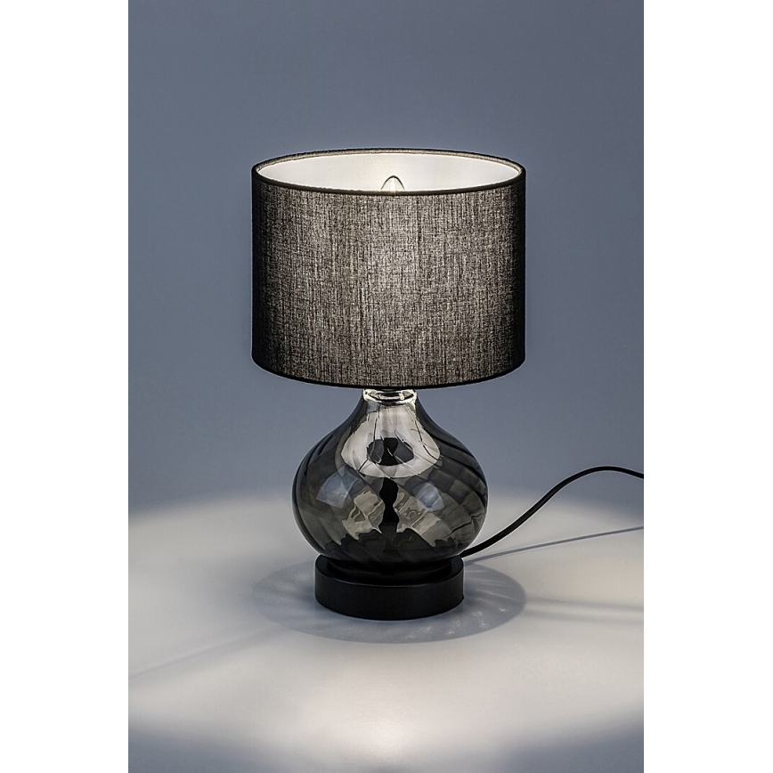 Rabalux - Candeeiro de mesa 1xE14/25W/230V fumado