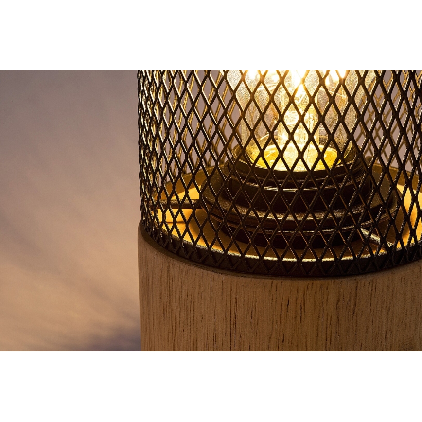 Rabalux - Candeeiro de mesa 1xE27/25W/230V faia