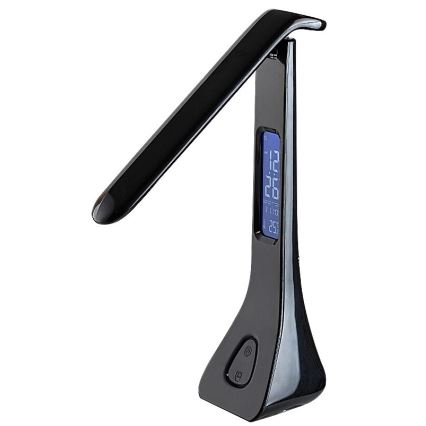 Rabalux - Candeeiro de mesa LED com regulação e ecrã LED/7W/5V 4000K preto