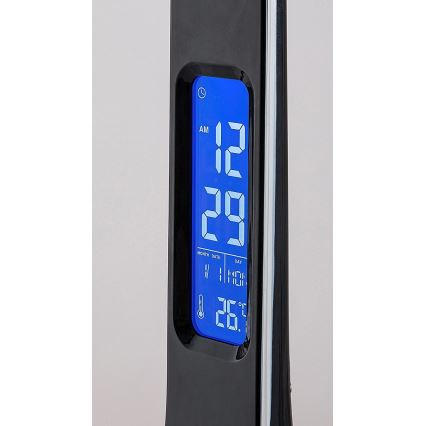 Rabalux - Candeeiro de mesa LED com regulação e ecrã LED/7W/5V 4000K preto