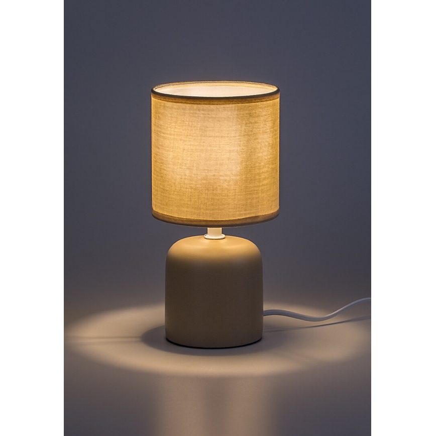Rabalux - Candeeiro de mesa 1xE14/40W/230V bege