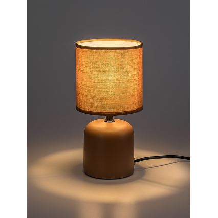 Rabalux - Candeeiro de mesa 1xE14/40W/230V castanho