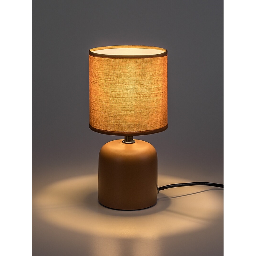 Rabalux - Candeeiro de mesa 1xE14/40W/230V castanho