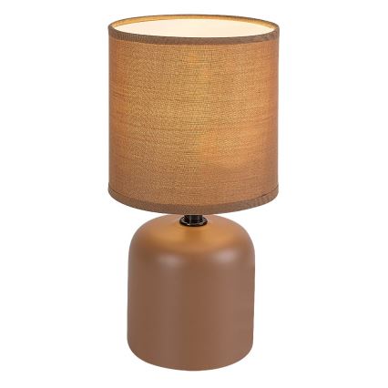Rabalux - Candeeiro de mesa 1xE14/40W/230V castanho