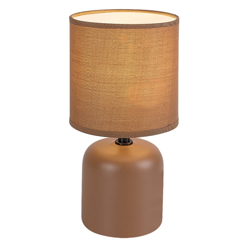 Rabalux - Candeeiro de mesa 1xE14/40W/230V castanho