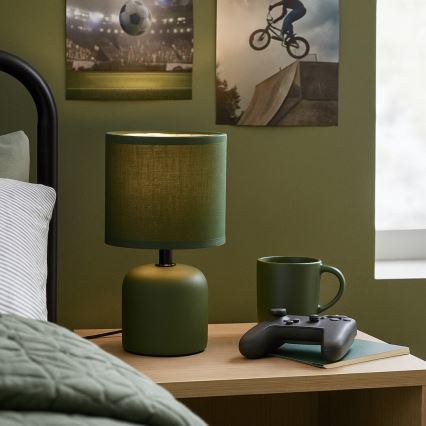 Rabalux - Candeeiro de mesa 1xE14/40W/230V verde