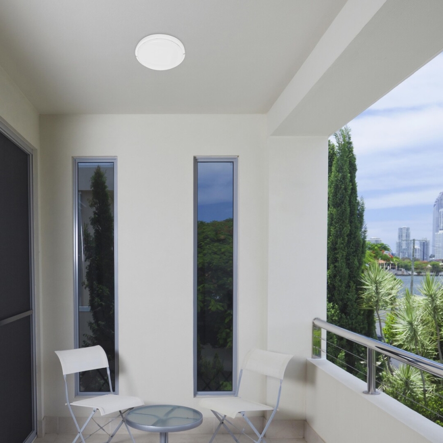 Rabalux - Luminária de teto LED para exterior LED/15W/230V IP54 branca