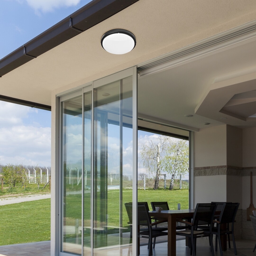 Rabalux - Iluminação de teto exterior LED LED/15W/230V IP54 preto