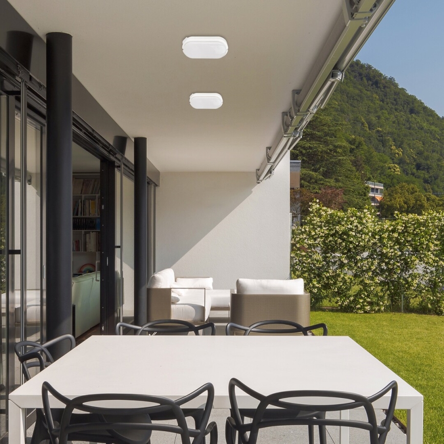 Rabalux - Iluminação de teto exterior LED LED/15W/230V IP54 branco