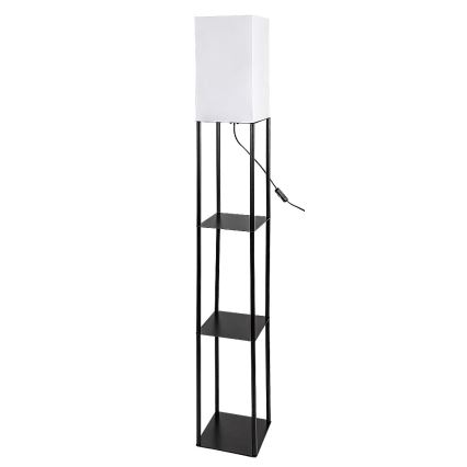 Rabalux 74191 - Candeeiro de pé com prateleiras BRONN 1xE27/40W/230V