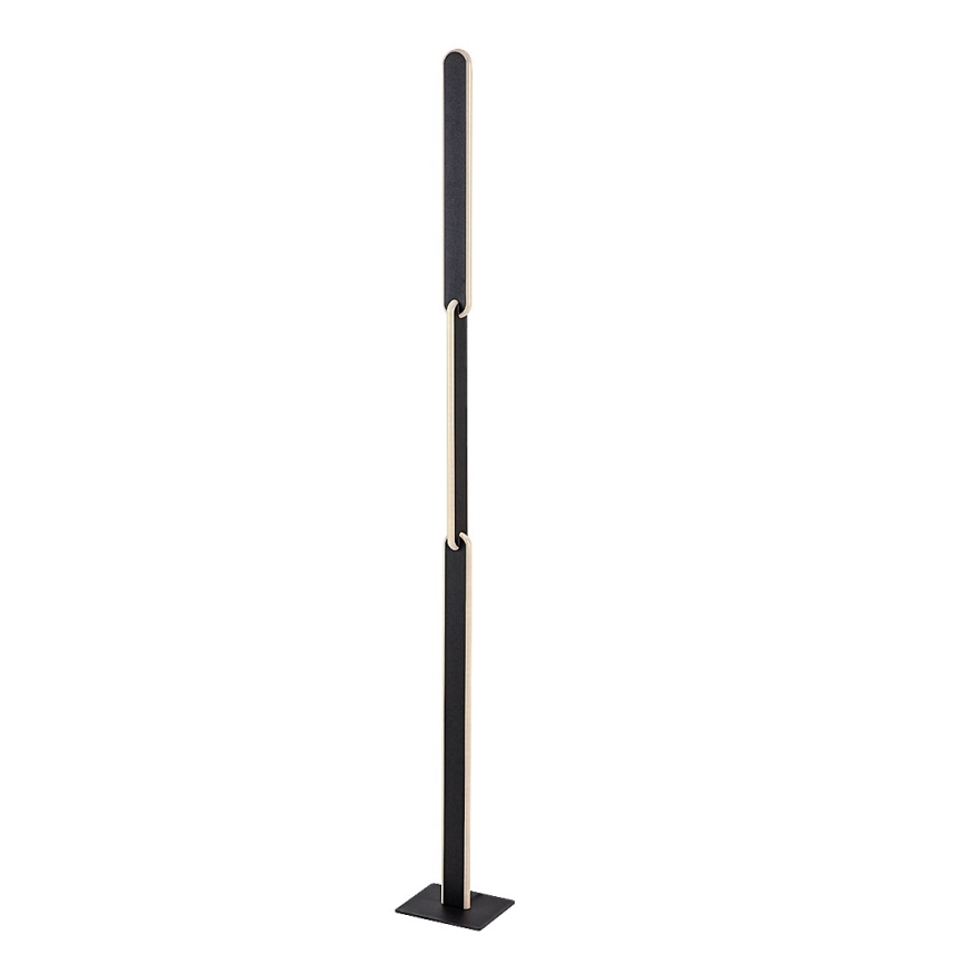 Rabalux - Candeeiro de chão LED com regulação LED/33W/230V 3000/4000K preto
