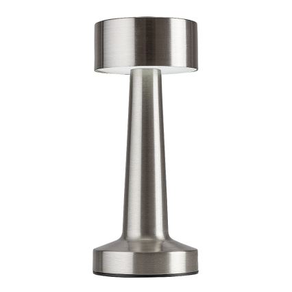 Rabalux - LED Candeeiro de mesa tátil LED/2,7W/5V 1200mAh 3000/4000/6000K cromado mate