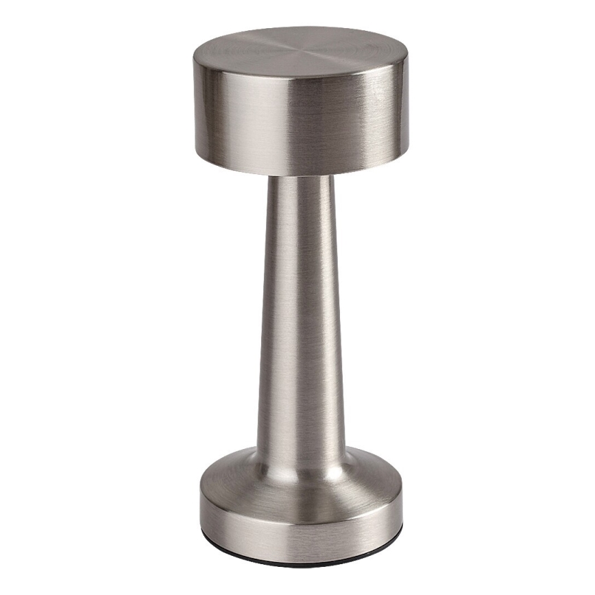 Rabalux - LED Candeeiro de mesa tátil LED/2,7W/5V 1200mAh 3000/4000/6000K cromado mate