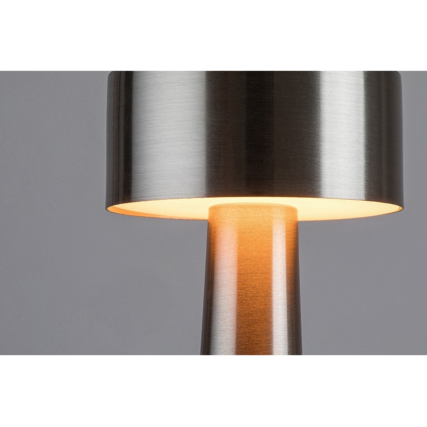 Rabalux - LED Candeeiro de mesa tátil LED/2,7W/5V 1200mAh 3000/4000/6000K cromado mate