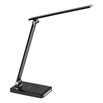Rabalux 74213 - Candeeiro de mesa flexível LED com regulação e carregamento sem fios QI e USB LED/5W/5V 3000-6500K