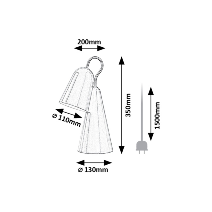 Rabalux - Candeeiro de mesa LED 1xE14/4W/230V rosa