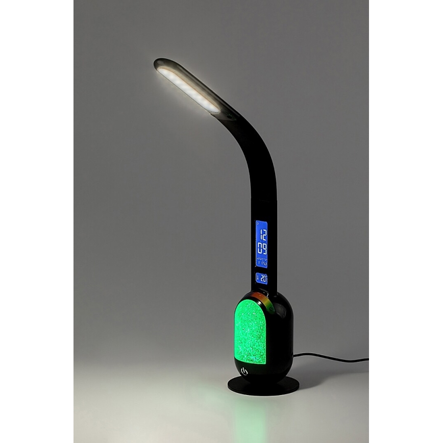 Rabalux - Candeeiro de mesa LED RGB com regulação LED/5W/230V preto