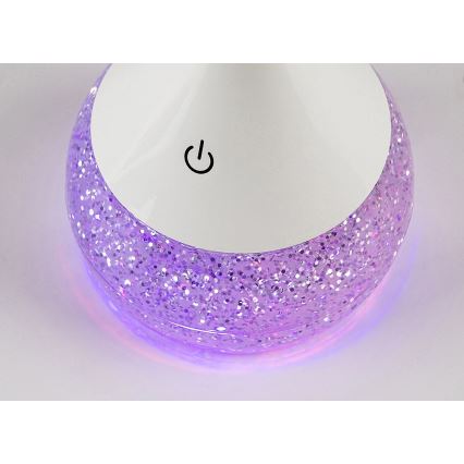 Rabalux - Candeeiro de mesa LED RGB com regulação LED/4W/230V branco