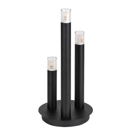 Rabalux - Candeeiro de mesa 3xG9/5W/230V preto