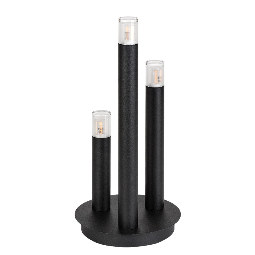 Rabalux - Candeeiro de mesa 3xG9/5W/230V preto