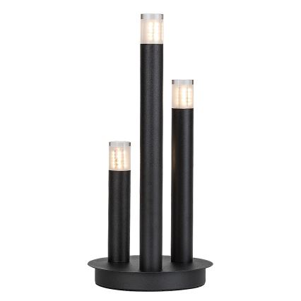 Rabalux - Candeeiro de mesa 3xG9/5W/230V preto