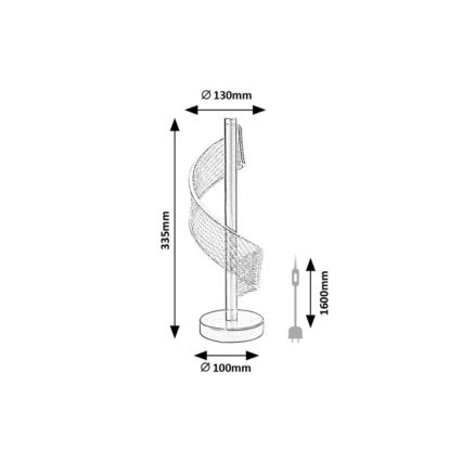 Rabalux - Candeeiro de secretária LED/6W/230V 3000K