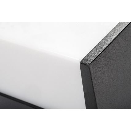 Rabalux - Iluminação de parede exterior LED LED/12W/230V preta IP54