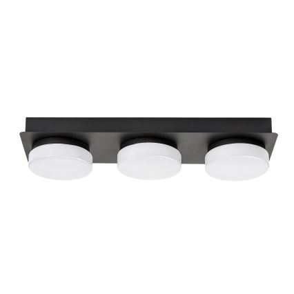 Rabalux - Iluminação de teto de casa de banho LED 3xLED/6W/230V IP44 preto