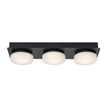 Rabalux - Iluminação de teto de casa de banho LED 3xLED/6W/230V IP44 preto