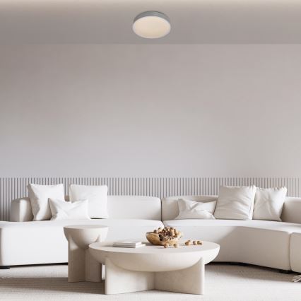 Rabalux - Iluminação de teto LED LED/18W/230V IP44 4000K prateado diâmetro 28 cm