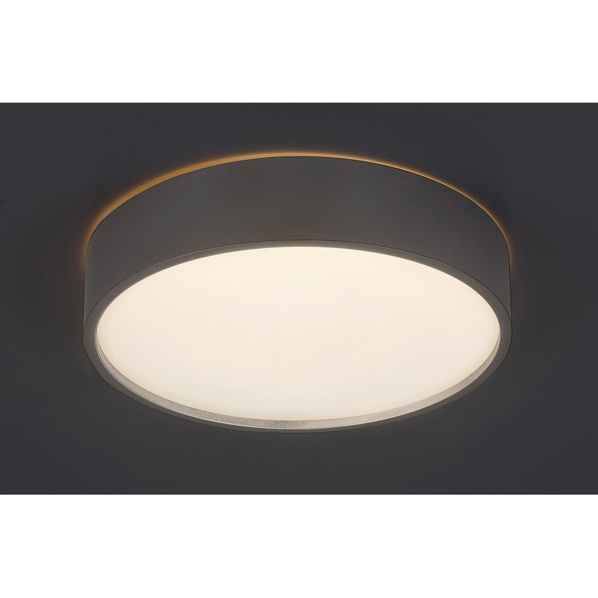 Rabalux - Iluminação de teto LED LED/18W/230V IP44 4000K prateado diâmetro 28 cm