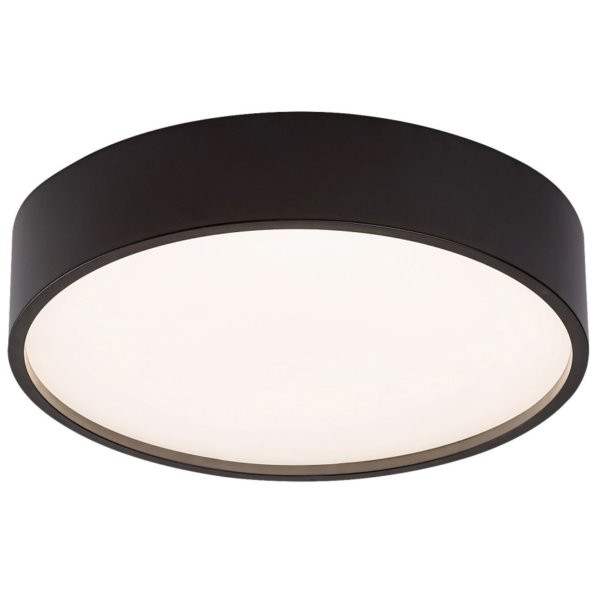 Rabalux - Iluminação de teto LED com uma sensor LED/19W/230V IP44 4000K diâmetro 28,5 cm preto