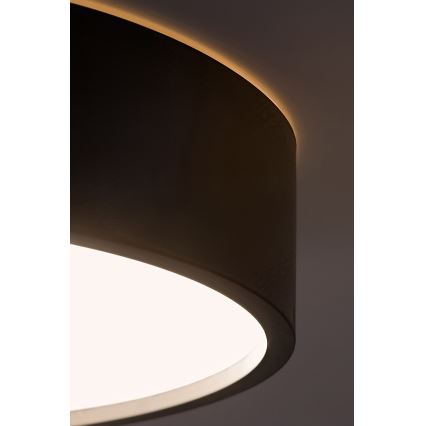 Rabalux - Iluminação de teto LED com uma sensor LED/19W/230V IP44 4000K diâmetro 28,5 cm preto
