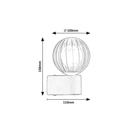 Rabalux - Iluminação de parede exterior 1xG9/3,5W/230V IP44