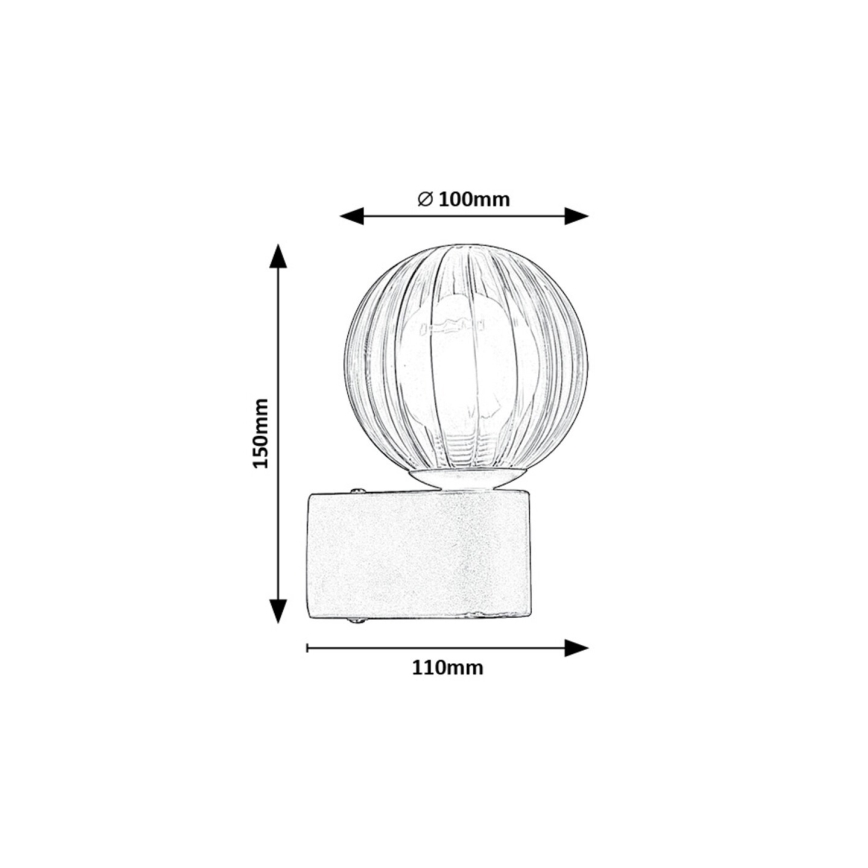 Rabalux - Iluminação de parede exterior 1xG9/3,5W/230V IP44