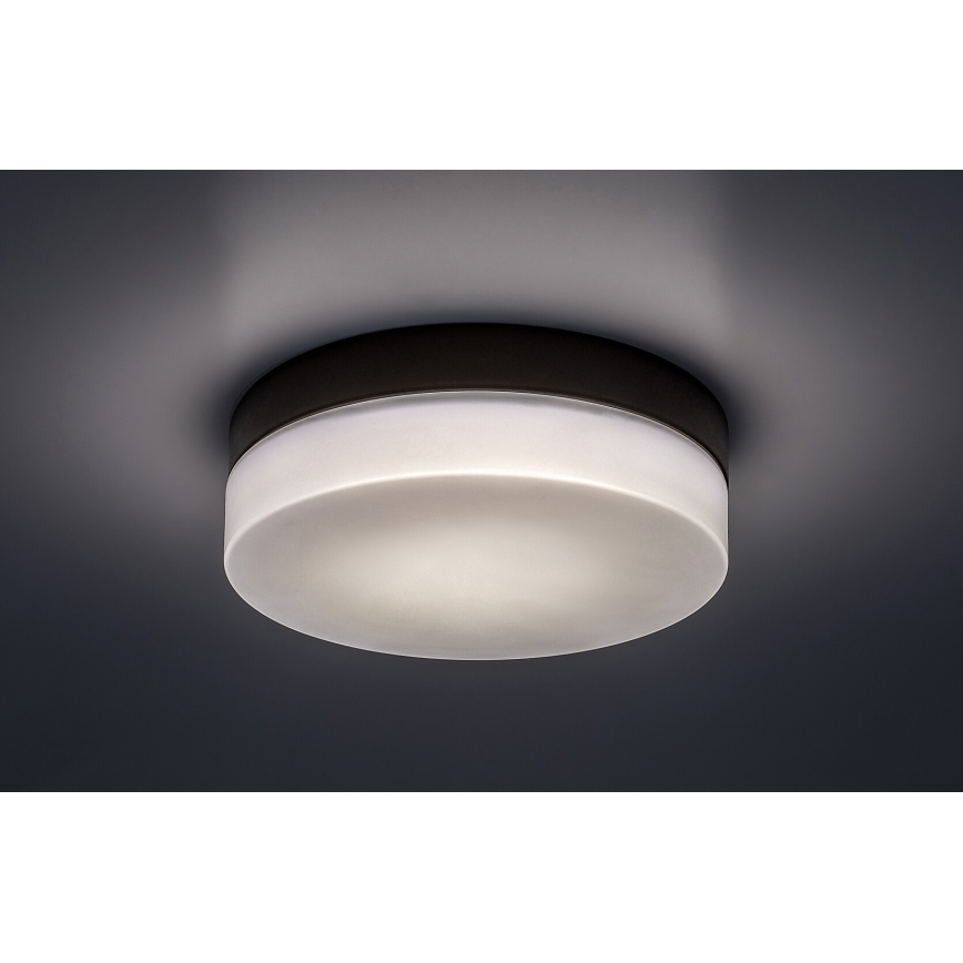 Rabalux - Iluminação de teto para casa de banho LED LED/15W/230V IP44 4000K diâmetro 23 cm preto