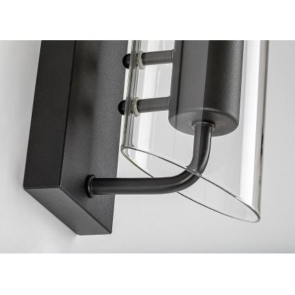 Rabalux - Iluminação de parede de casa de banho 1xE14/12W/230V IP44 preto