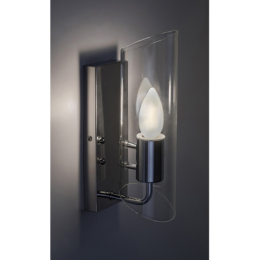 Rabalux - Iluminação de parede de casa de banho 1xE14/12W/230V IP44 cromado brilhante