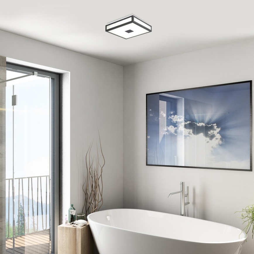Rabalux - Iluminação de teto para casa de banho LED LED/18W/230V IP44 preto