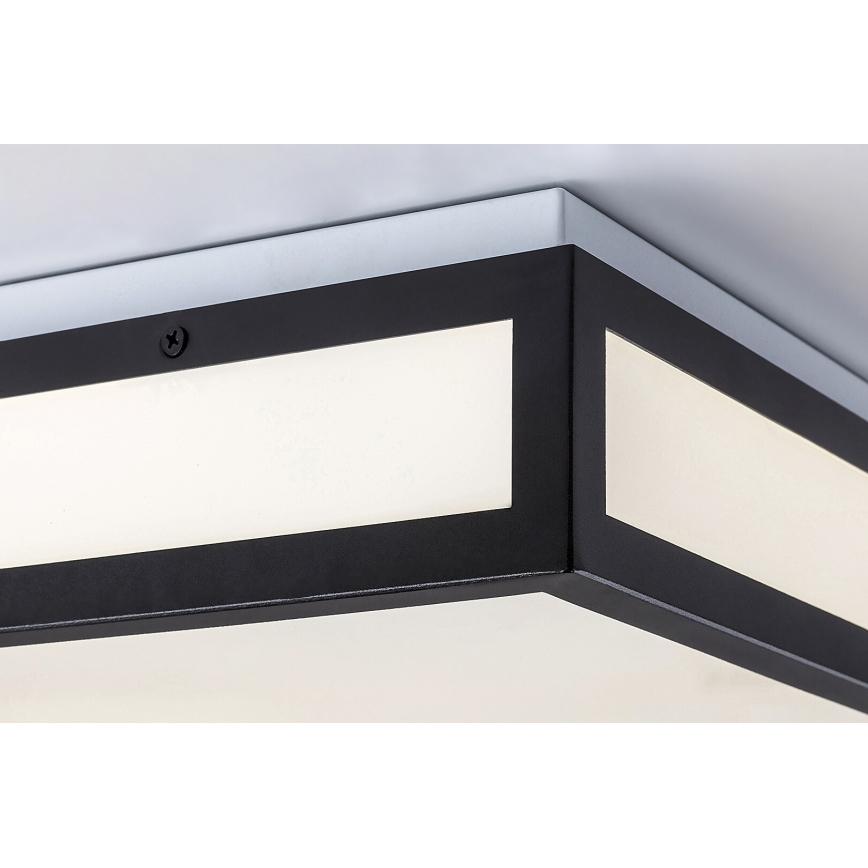 Rabalux - Iluminação de teto para casa de banho LED LED/24W/230V IP44 4000K 40x40 cm preto
