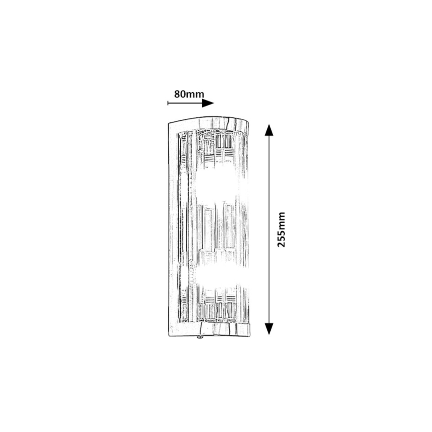 Rabalux - Iluminação de parede para casa de banho 2xG9/28W/230V IP44