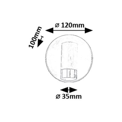 Rabalux - Foco de parede LED LED/3W/230V 4000K