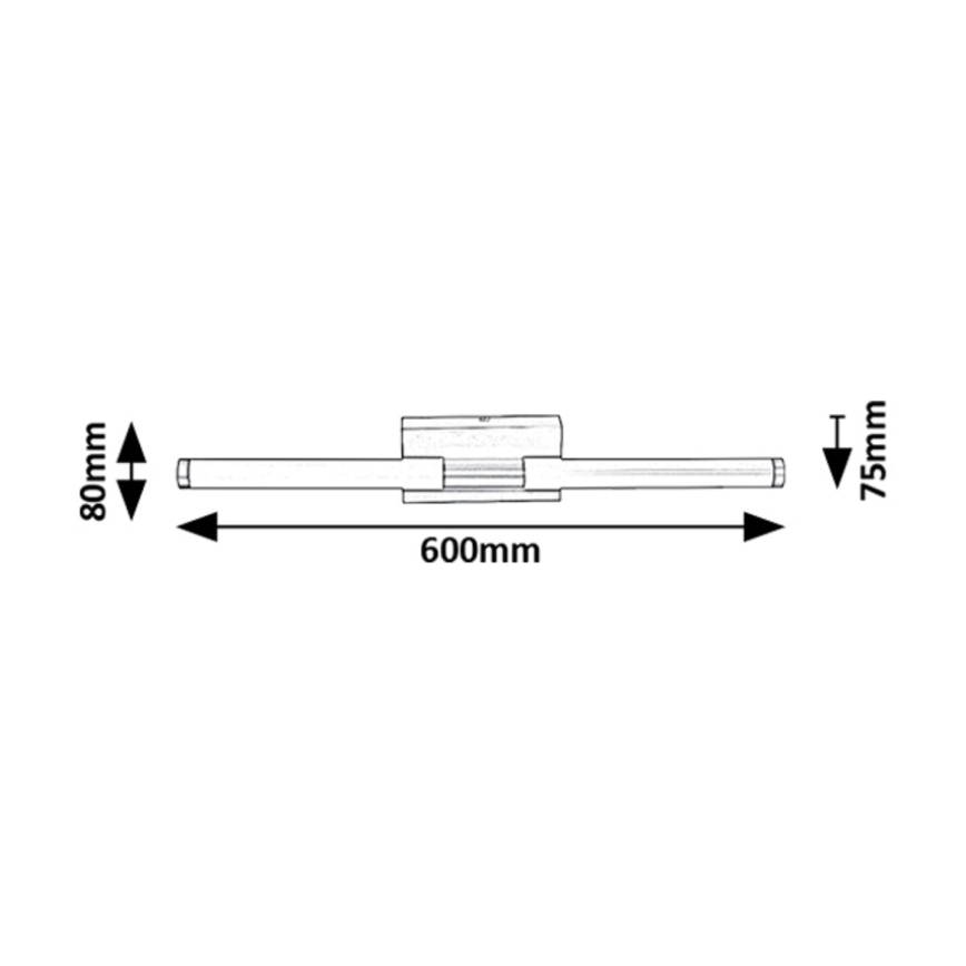 Rabalux - Iluminação de parede para casa de banho LED LED/8W/230V 4000K IP44