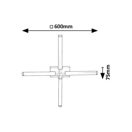 Rabalux - Iluminação de parede de casa de banho LED LED/16W/230V 4000K IP44