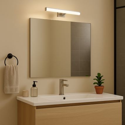 Rabalux - Iluminação LED para espelho de casa de banho, 6W/230V, IP44, 40 cm, acabamento em cromo brilhante