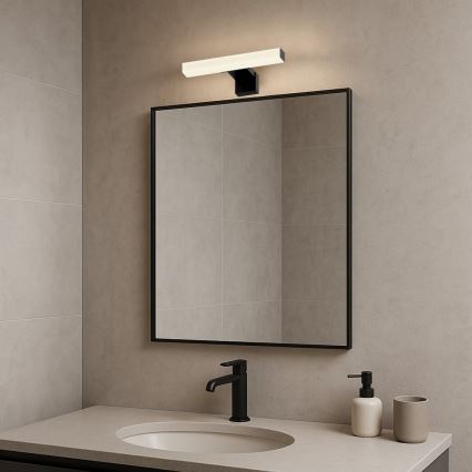 Rabalux - Iluminação LED para espelho de casa de banho LED/4W/230V IP44 20 cm preta