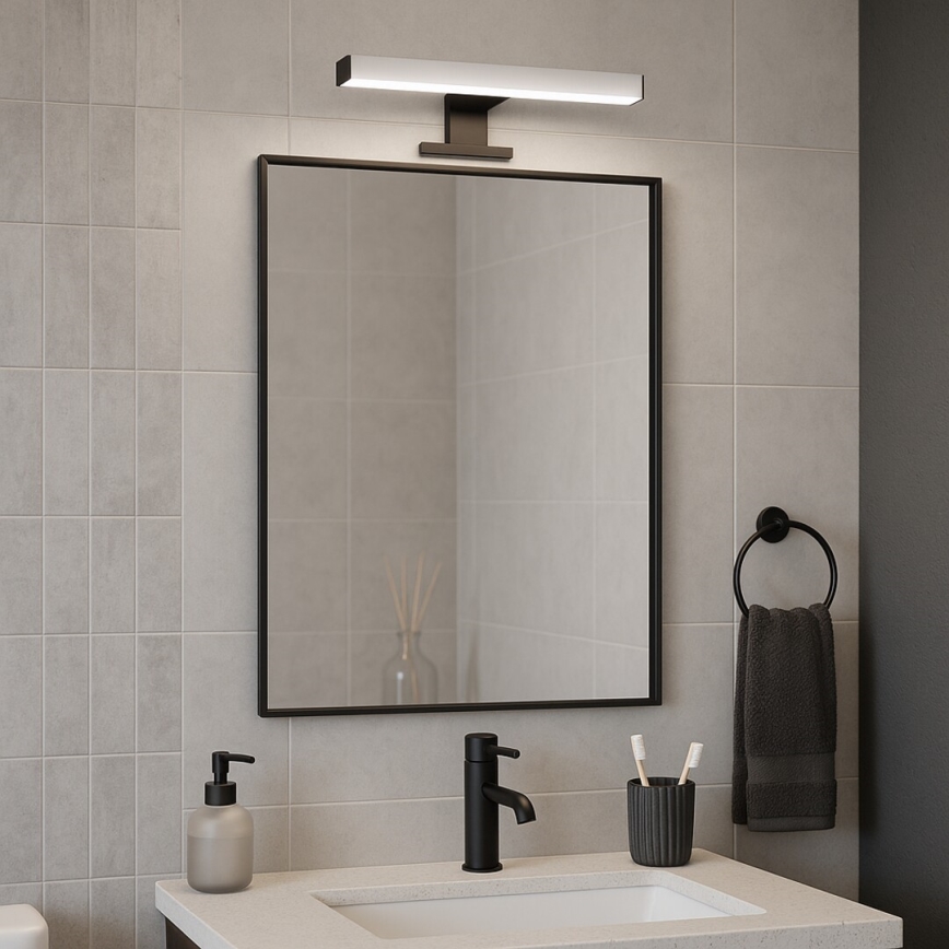 Rabalux - Iluminação LED para espelho de casa de banho, 6W/230V, IP44, 40 cm, preta