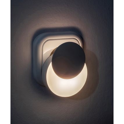 Rabalux - Lux LED noturna com sensor de anoitecer LED/0,3W/230V 3000K