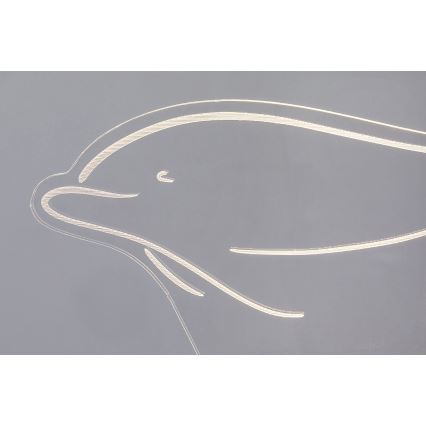 Rabalux - Candeeiro de mesa de criança LED LED/2W/5V 3000K dolphin faia
