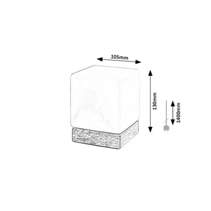 Rabalux - Candeeiro de mesa LED com regulação LED/1,2W/5V 3000K faia